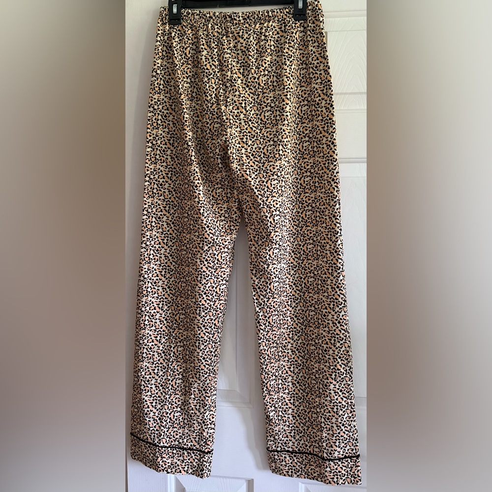 Pajamagram Animal Leopard Print Pajama Lounge Pants Size S NWT - Picture 2 of 4